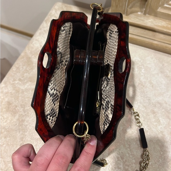 RARE & VINTAGE Colombetti Milano Snakeskin Bag. Great Condition - Picture 12 of 13